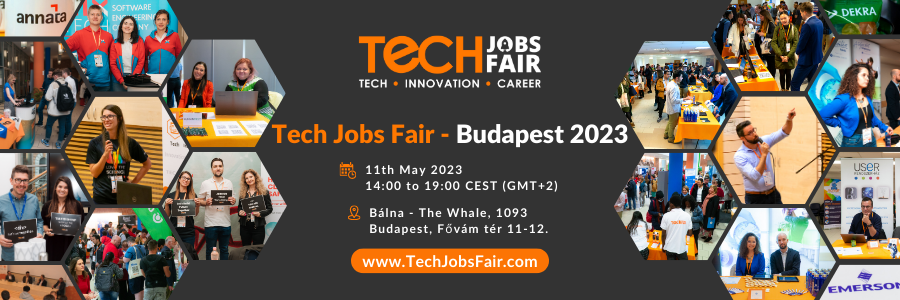 Hír bélyegképe: Tech Jobs Fair - Budapest 2023